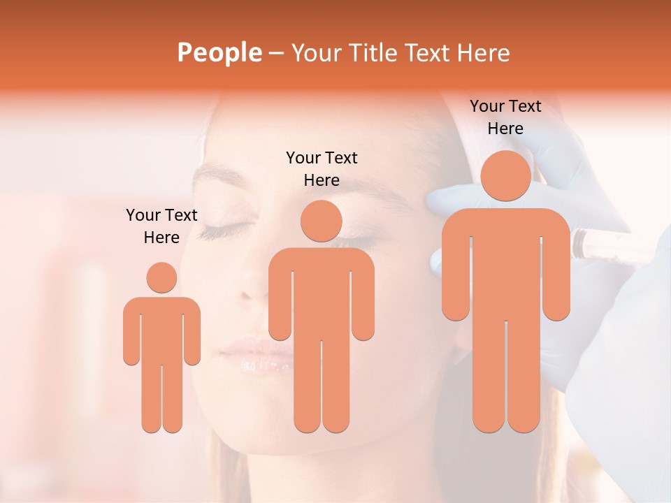 Head Feminine Clinic PowerPoint Template