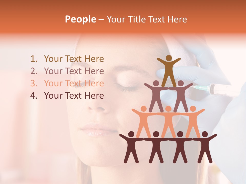 Head Feminine Clinic PowerPoint Template