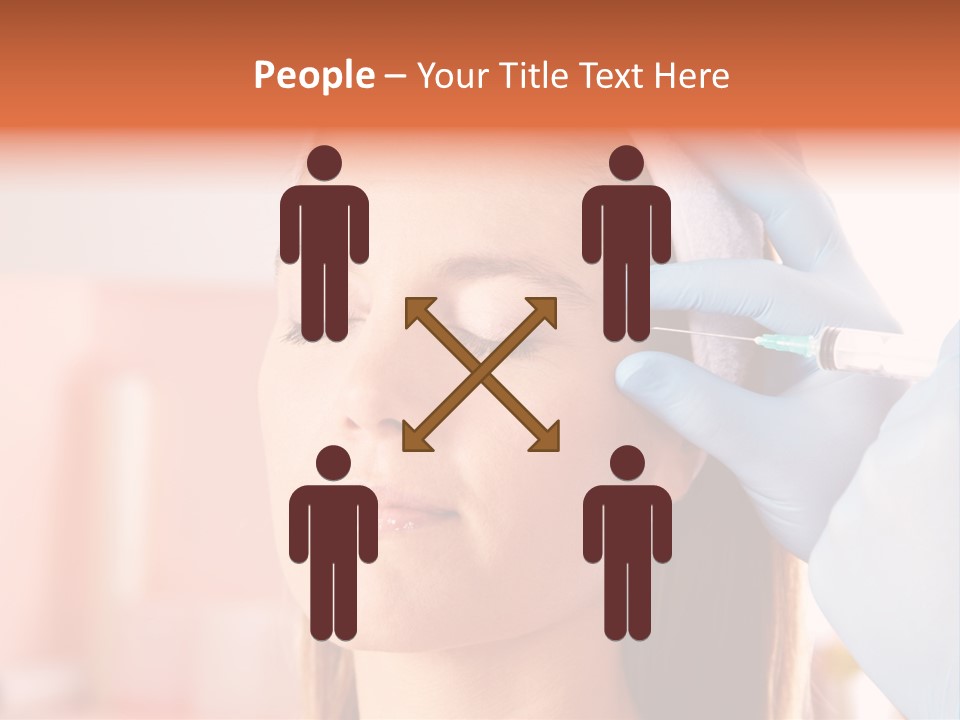 Head Feminine Clinic PowerPoint Template