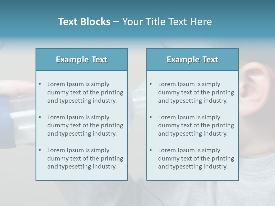 Face Cortisone Attack PowerPoint Template