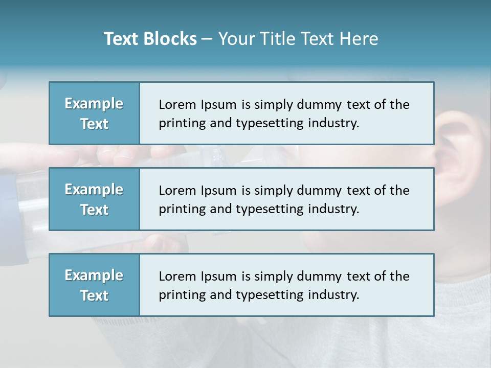 Face Cortisone Attack PowerPoint Template