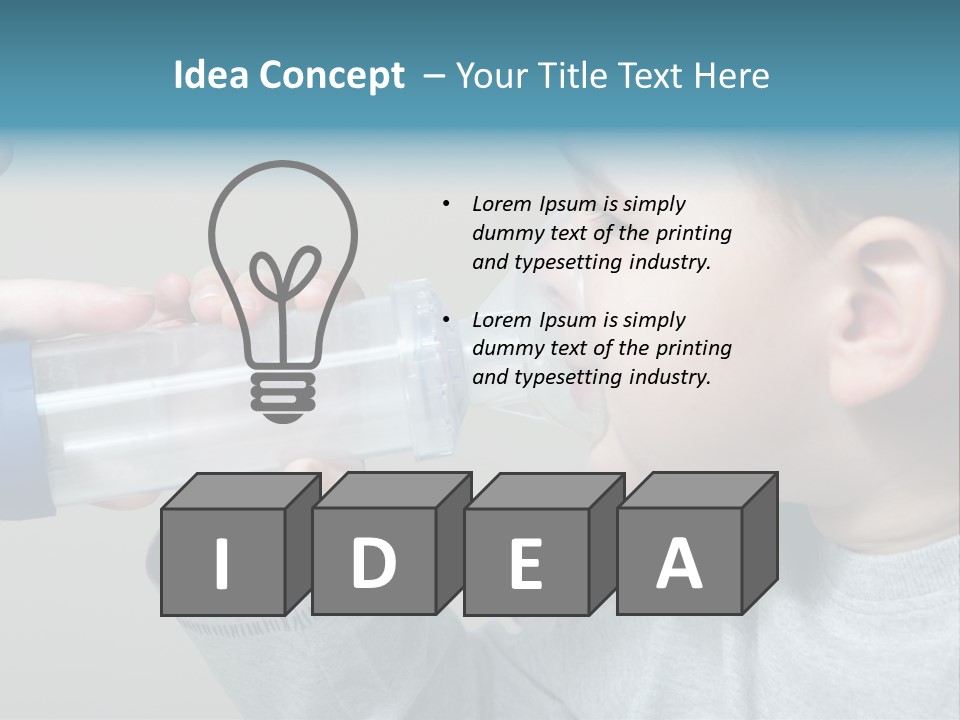 Face Cortisone Attack PowerPoint Template