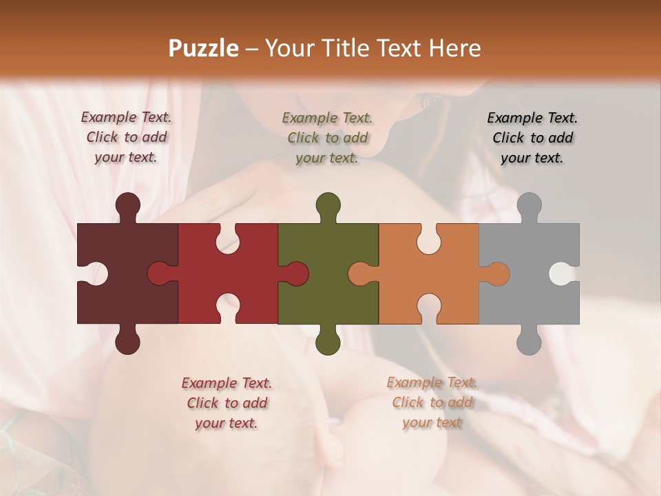 Chest Mom Breast PowerPoint Template