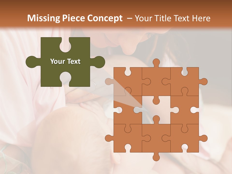 Chest Mom Breast PowerPoint Template