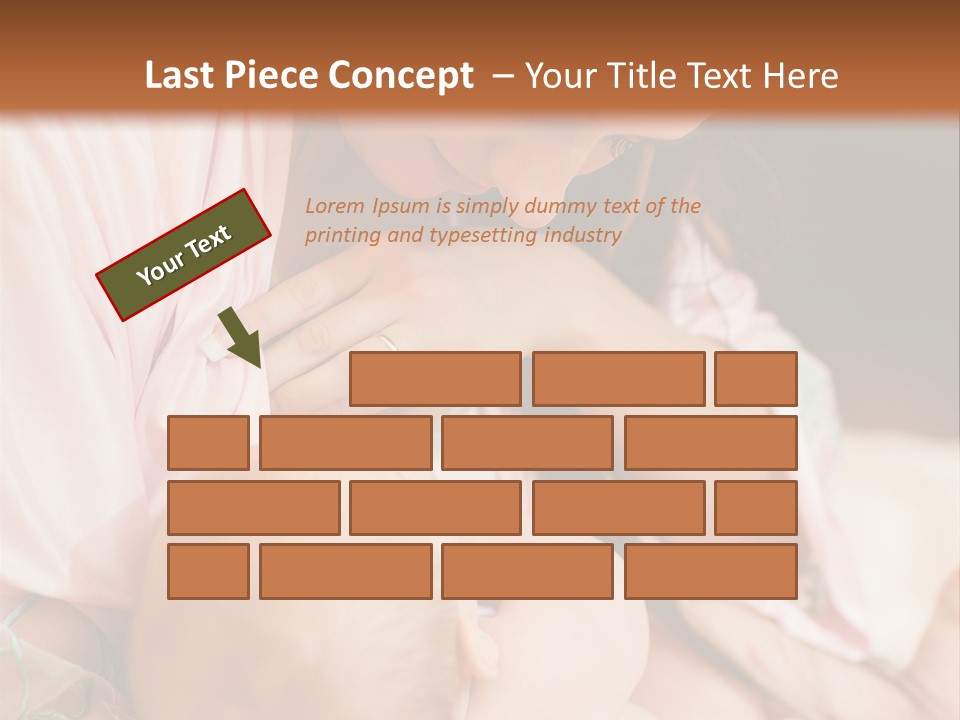 Chest Mom Breast PowerPoint Template