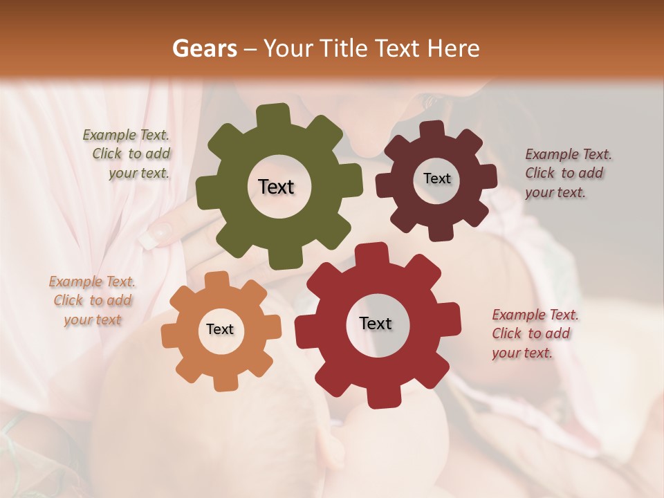 Chest Mom Breast PowerPoint Template