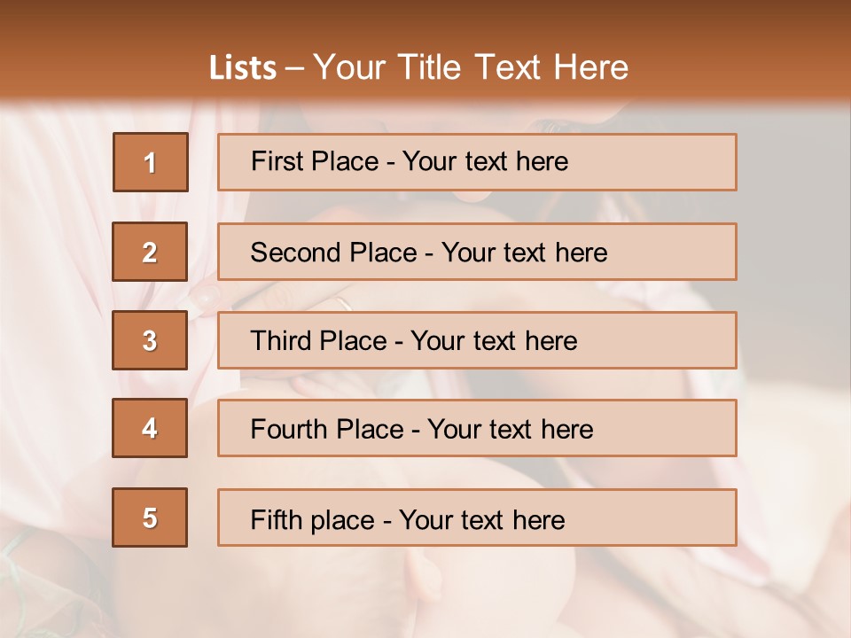 Chest Mom Breast PowerPoint Template