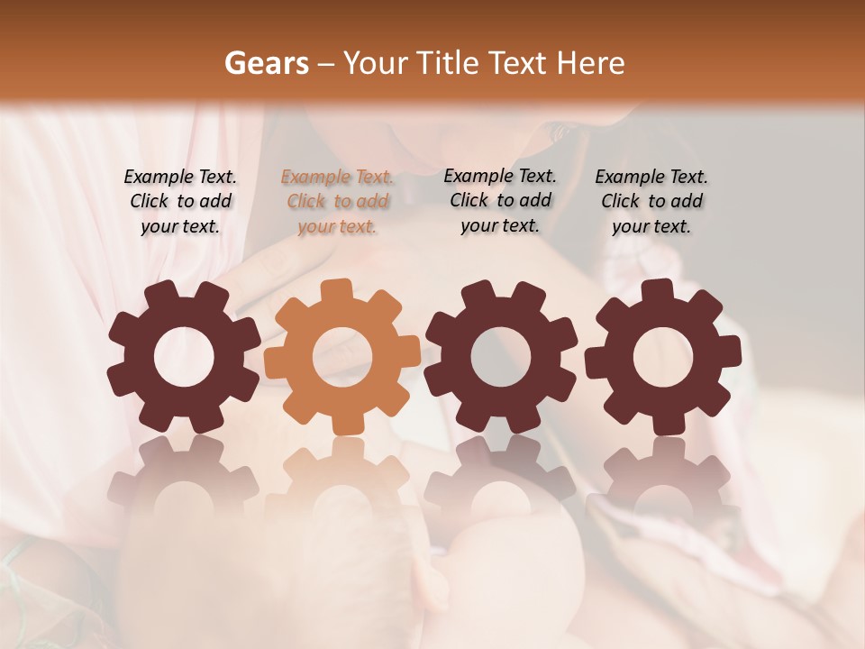 Chest Mom Breast PowerPoint Template