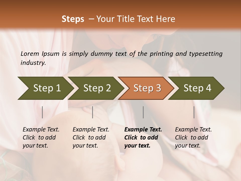 Chest Mom Breast PowerPoint Template