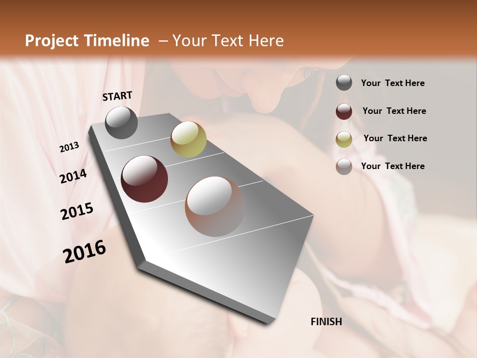 Chest Mom Breast PowerPoint Template