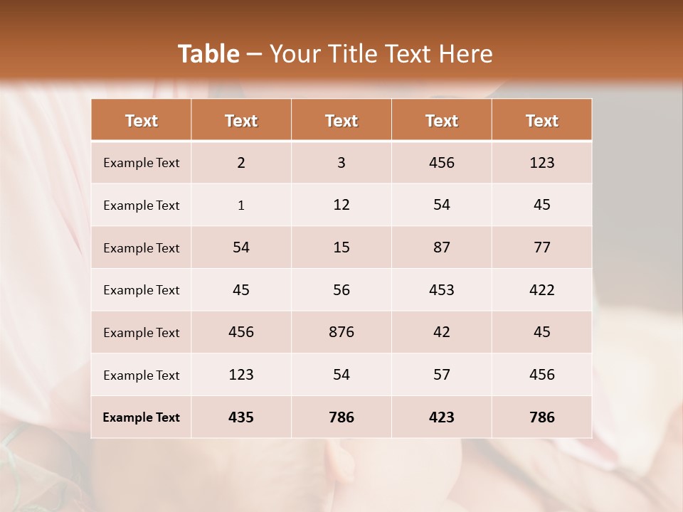 Chest Mom Breast PowerPoint Template