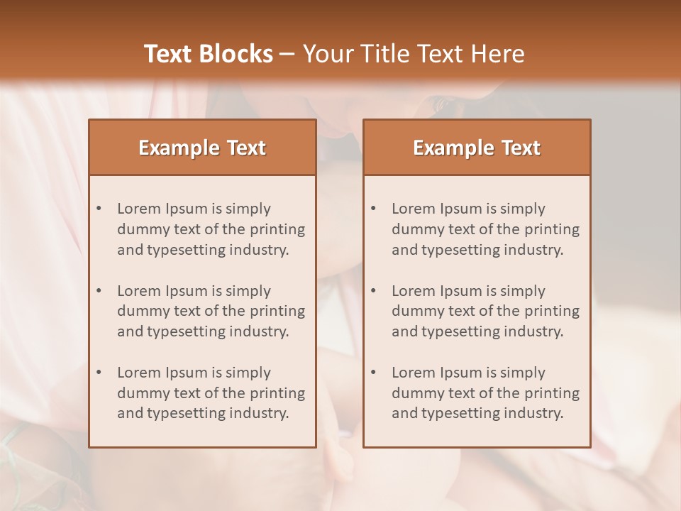 Chest Mom Breast PowerPoint Template