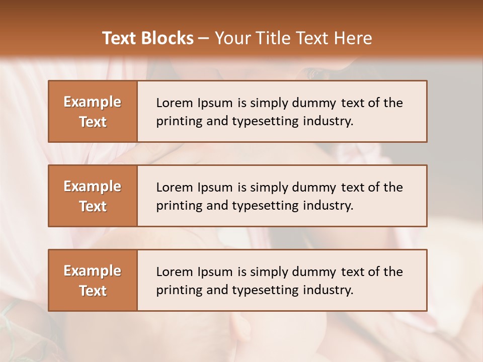 Chest Mom Breast PowerPoint Template