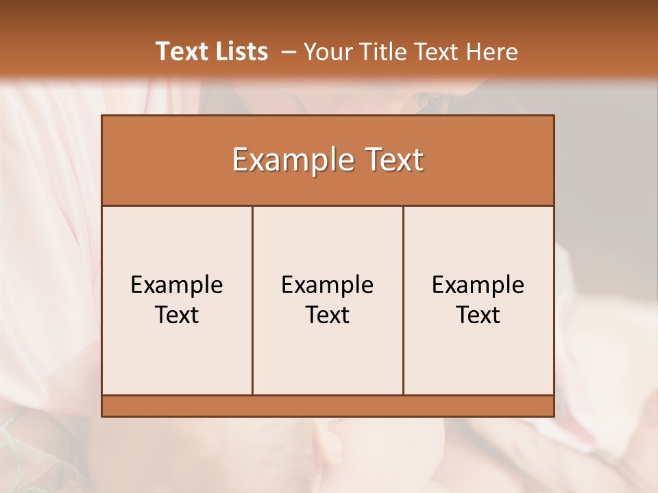 Chest Mom Breast PowerPoint Template