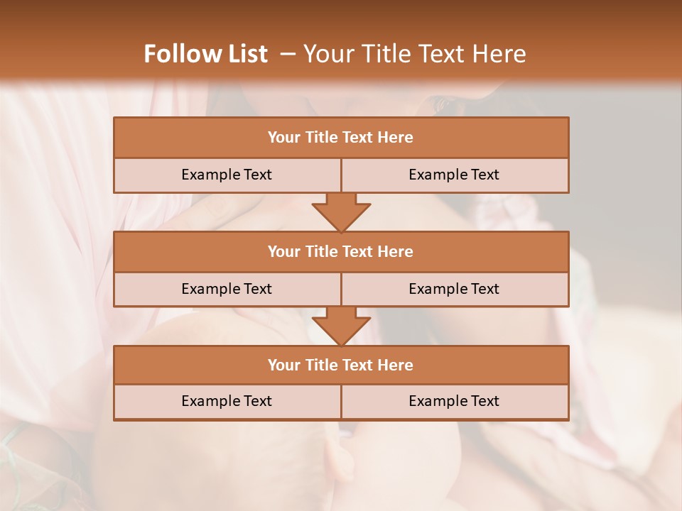 Chest Mom Breast PowerPoint Template
