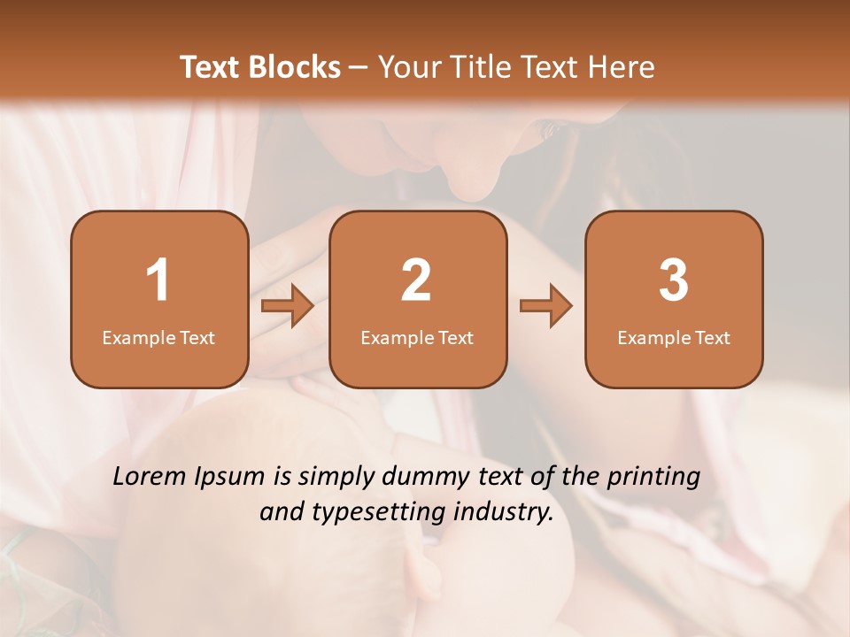 Chest Mom Breast PowerPoint Template