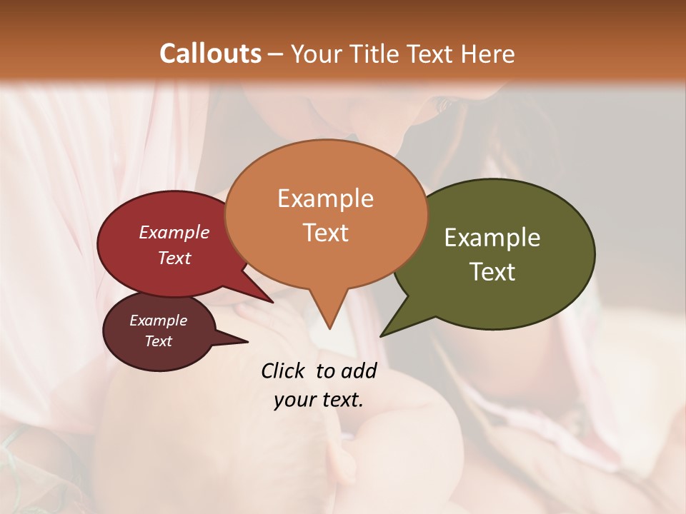 Chest Mom Breast PowerPoint Template