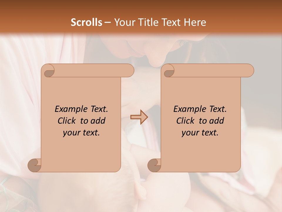 Chest Mom Breast PowerPoint Template