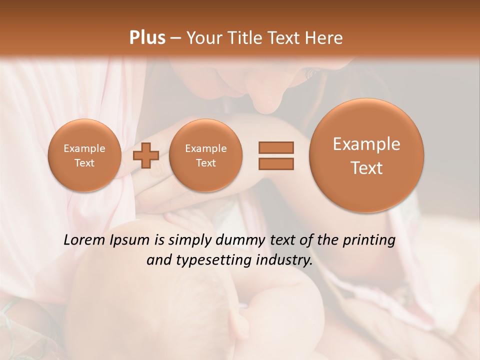 Chest Mom Breast PowerPoint Template
