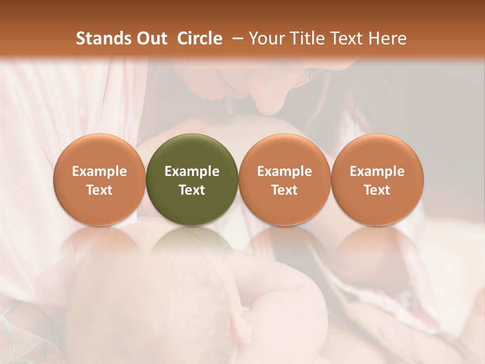 Chest Mom Breast PowerPoint Template