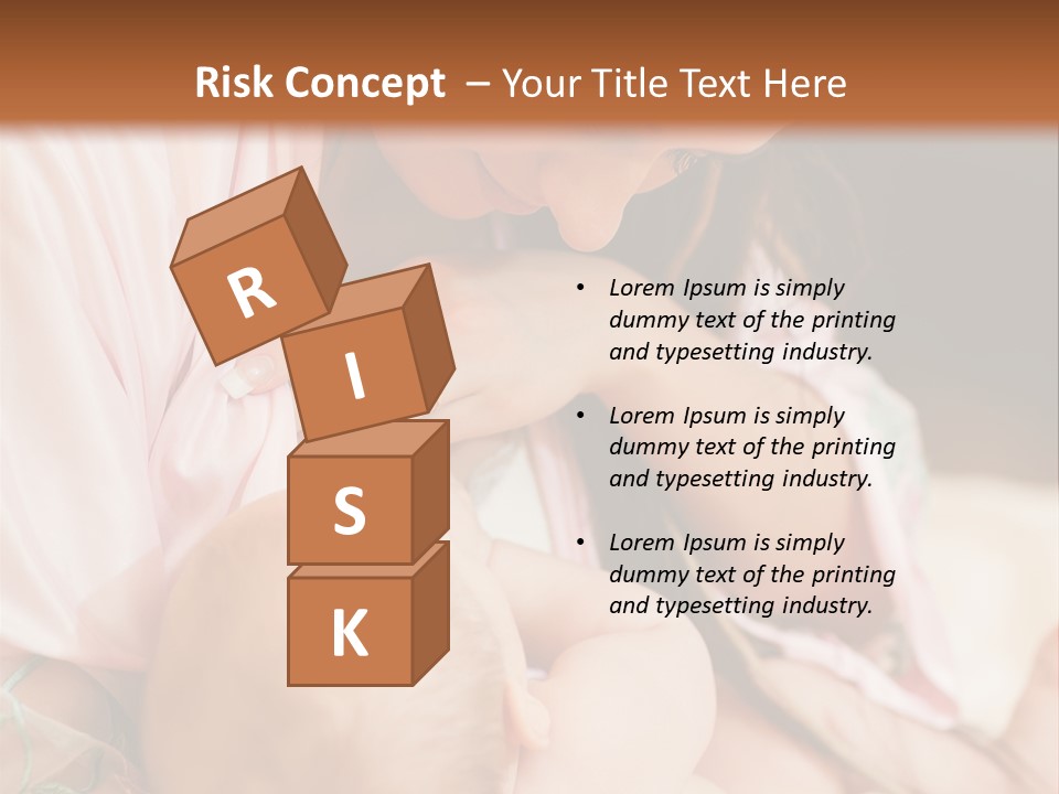 Chest Mom Breast PowerPoint Template