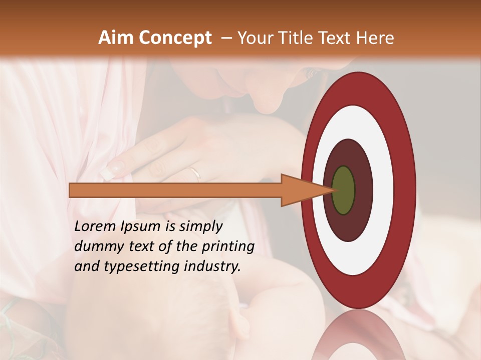 Chest Mom Breast PowerPoint Template