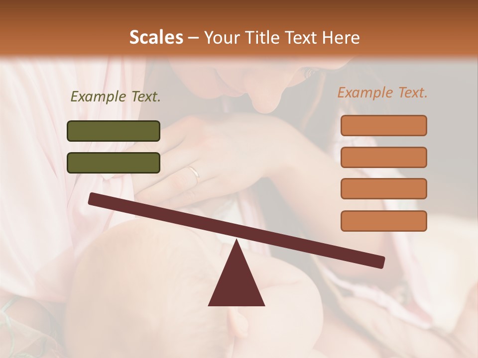 Chest Mom Breast PowerPoint Template