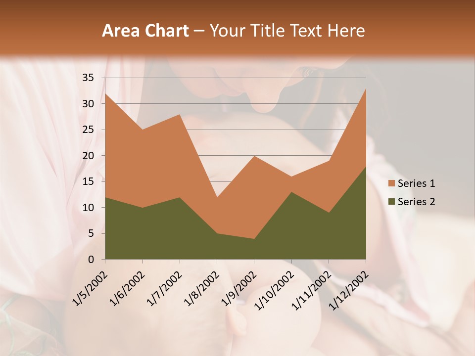 Chest Mom Breast PowerPoint Template