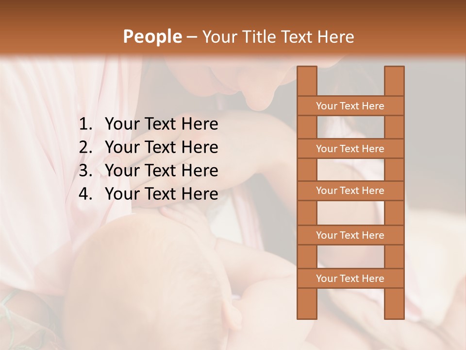 Chest Mom Breast PowerPoint Template