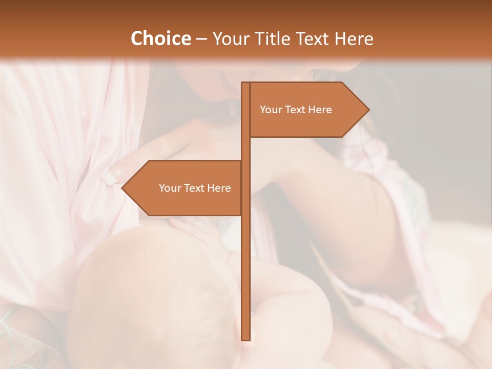 Chest Mom Breast PowerPoint Template