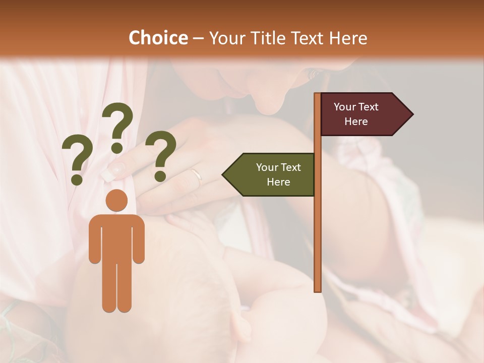 Chest Mom Breast PowerPoint Template