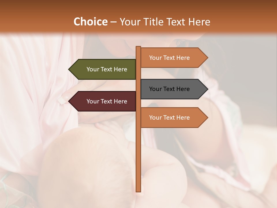 Chest Mom Breast PowerPoint Template