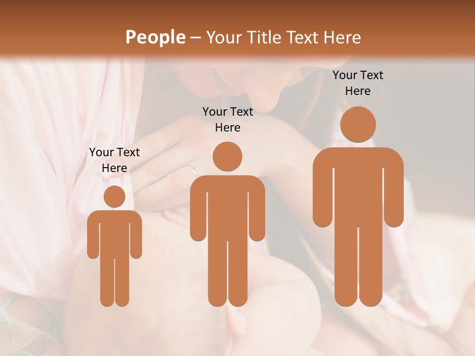 Chest Mom Breast PowerPoint Template