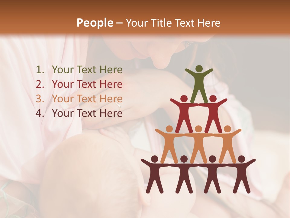 Chest Mom Breast PowerPoint Template