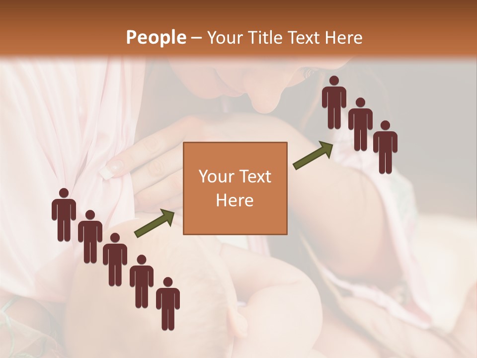 Chest Mom Breast PowerPoint Template