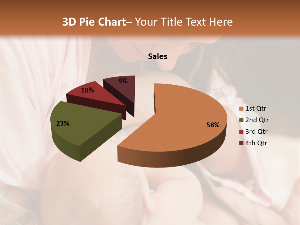 Chest Mom Breast PowerPoint Template