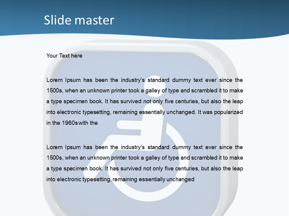 Metal Patient Care PowerPoint Template