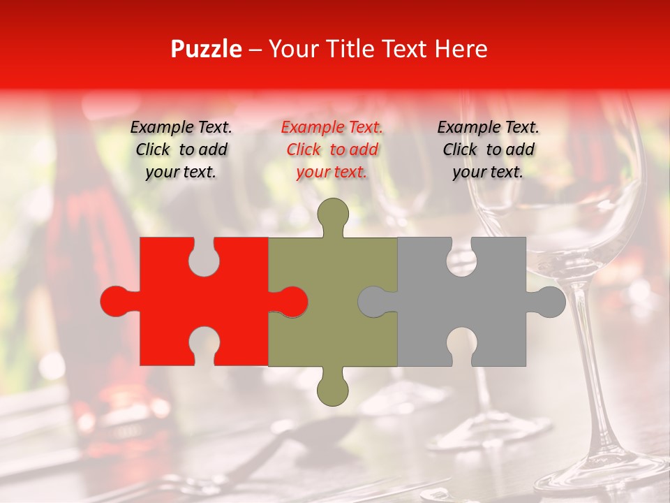 Dining Table Dining Stereotypically Upper Class PowerPoint Template