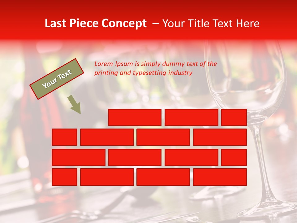 Dining Table Dining Stereotypically Upper Class PowerPoint Template