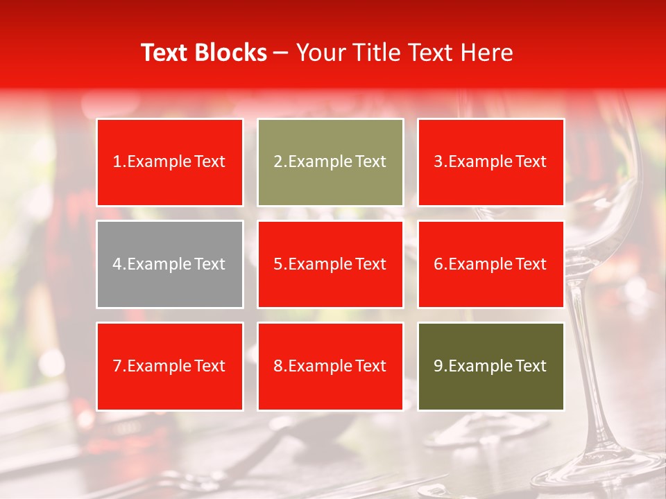 Dining Table Dining Stereotypically Upper Class PowerPoint Template