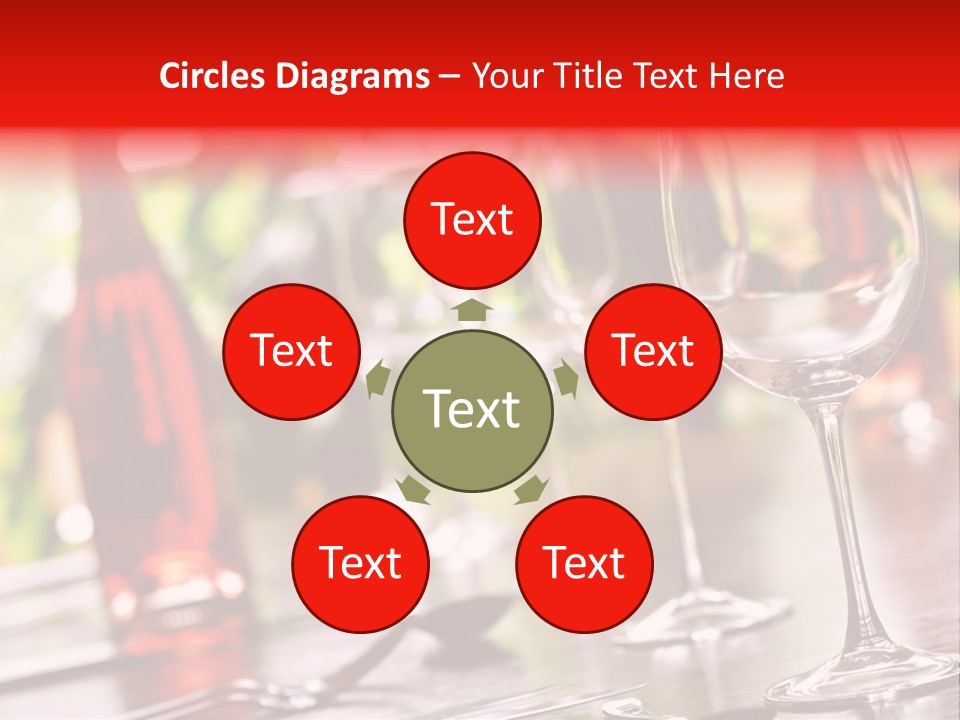 Dining Table Dining Stereotypically Upper Class PowerPoint Template