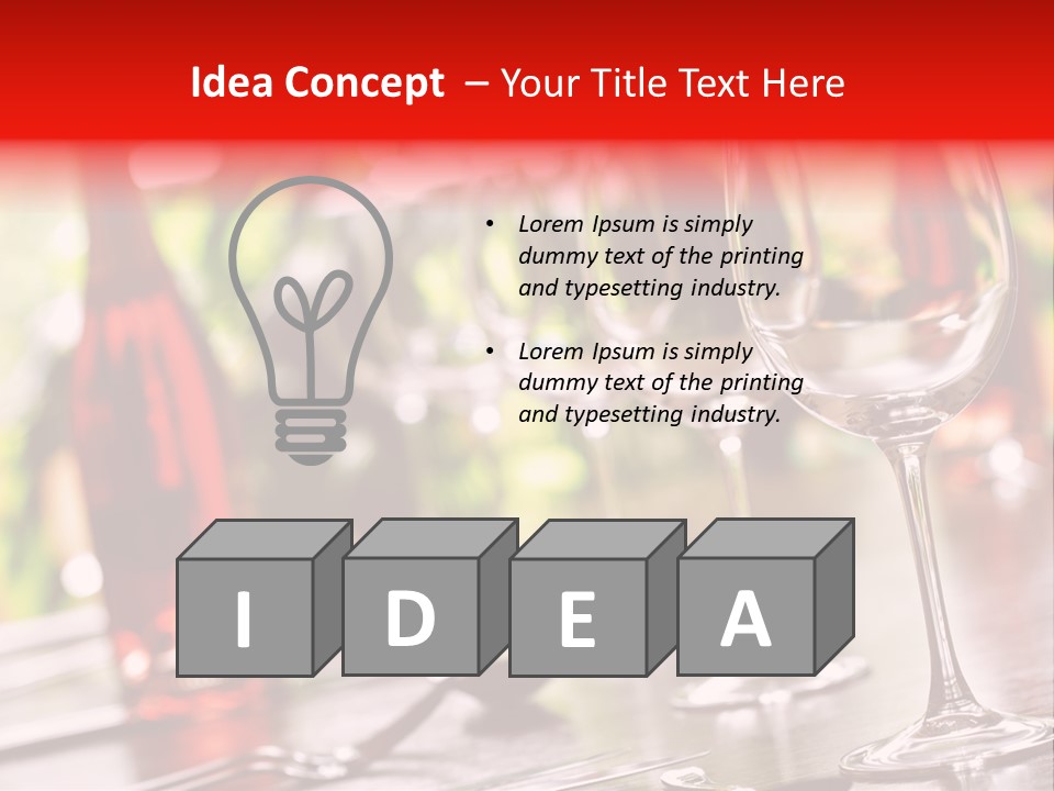 Dining Table Dining Stereotypically Upper Class PowerPoint Template