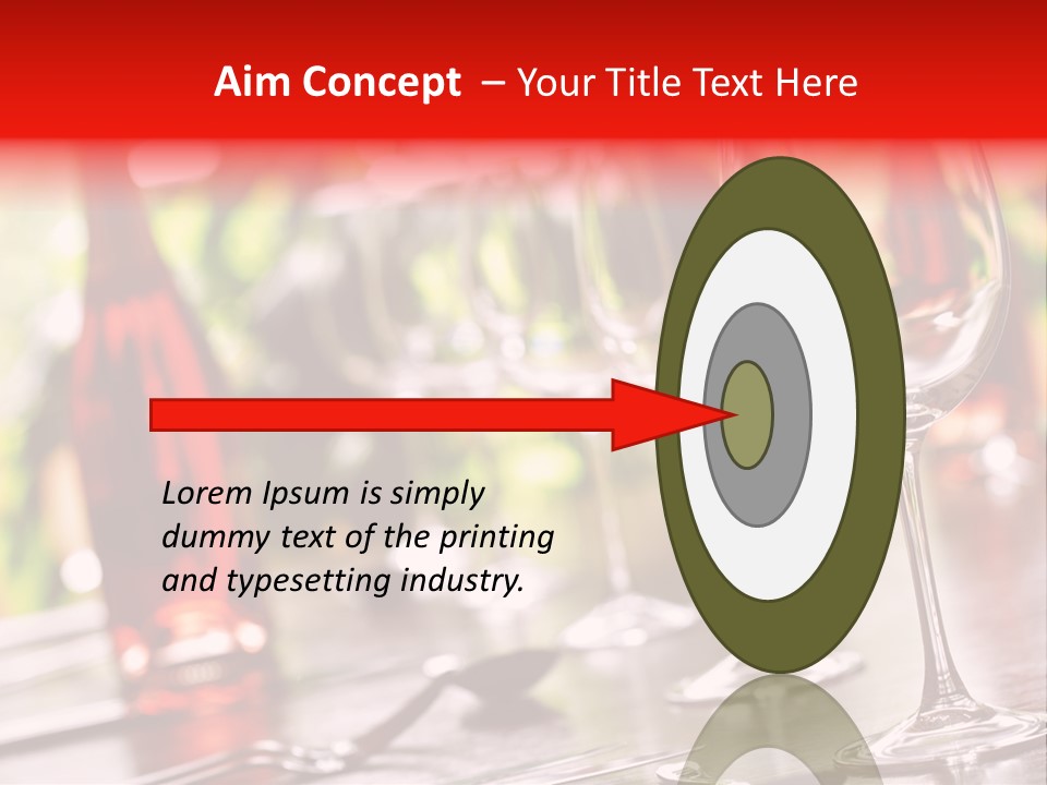 Dining Table Dining Stereotypically Upper Class PowerPoint Template