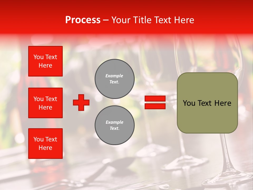 Dining Table Dining Stereotypically Upper Class PowerPoint Template