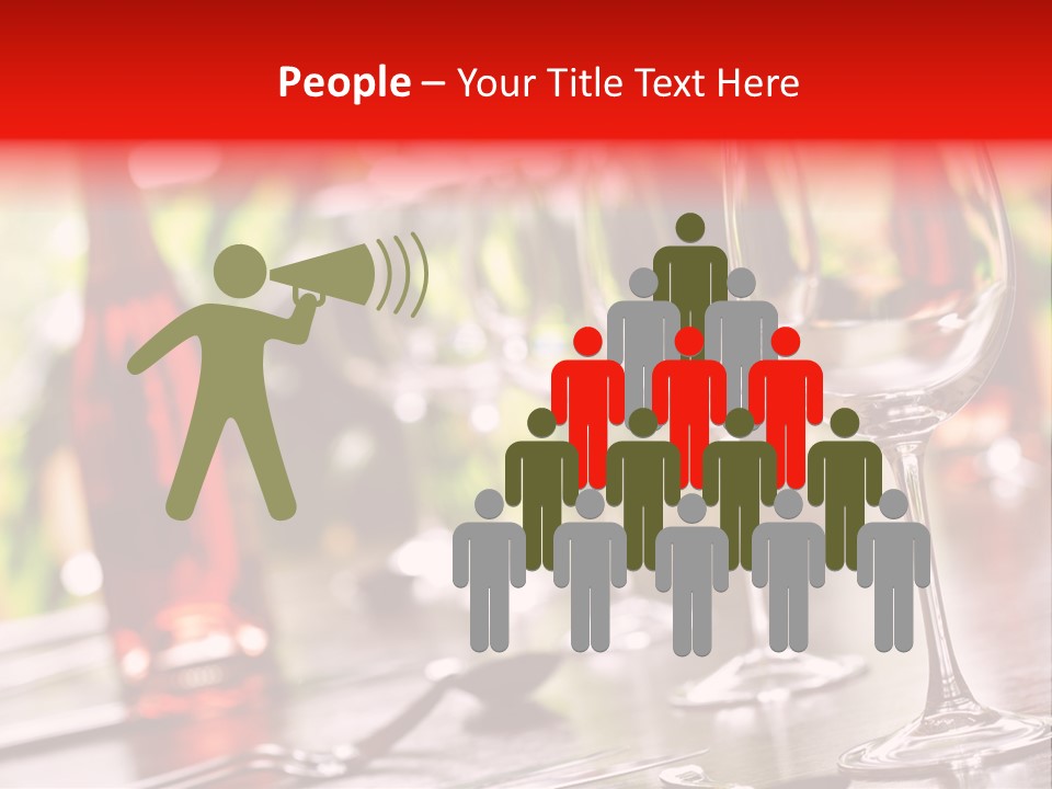 Dining Table Dining Stereotypically Upper Class PowerPoint Template