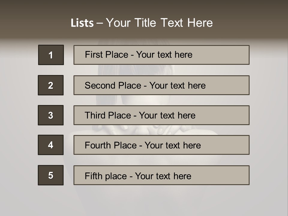 Spine Ache Pain PowerPoint Template