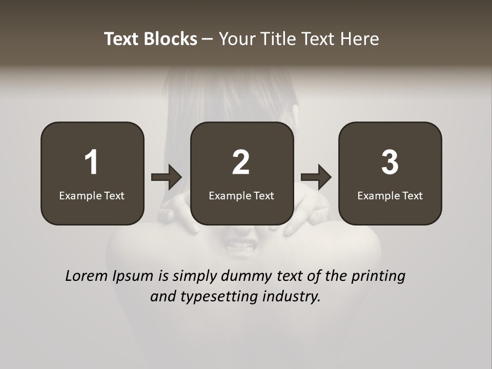 Spine Ache Pain PowerPoint Template