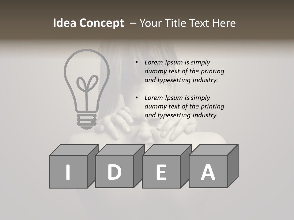 Spine Ache Pain PowerPoint Template