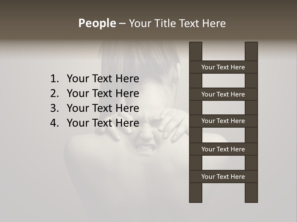 Spine Ache Pain PowerPoint Template