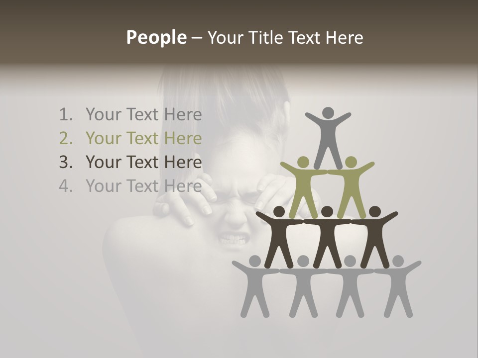 Spine Ache Pain PowerPoint Template